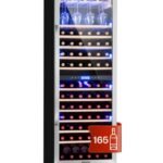 Klarstein Cave a Vin Encastrable, Caves à Vin de Conservation de 433L, Porte en Verre, Cave a Vins à Double Zone, Bar Int/Ext, Frigo Vin Bizone, Cave a Vin de Vieillissement, Cave à Vin 165 Bouteilles