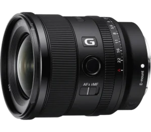 Objectif Prime G ultra-large plein format FE 20 mm F1.8 G  Modèle : SEL20F18G