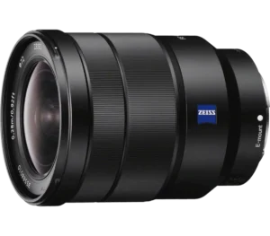 Vario-Tessar T* FE 16–35 mm F4 ZA OSS Objectif ZEISS zoom grand angle plein format avec SteadyShot optique  Modèle : SEL1635Z