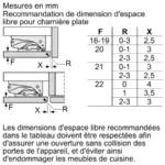 Série 4 Réfrigérateur intégrable avec compartiment congélation 82 x 59.8 cm charnières pantographes – Image 2