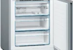 Série 4 Réfrigérateur combiné pose-libre 203 x 70 cm Couleur inox, Total No Frost KGN49XLEA – Image 3