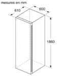 Série 6 Cave à vin pose libre 186 x 60 cm KWK36ABGA – Image 4