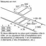 Domino électrique 30 cm avec cadre PKF375FP2E – Image 2