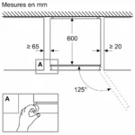 Série 4 Réfrigérateur combiné pose-libre 203 x 60 cm Acier brossé anti-traces, Total No Frost – Image 4
