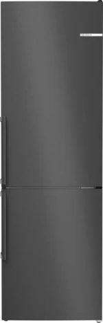 Série 4 Réfrigérateur combiné pose-libre 186 x 60 cm Acier brossé noir anti-traces, Total No Frost KGN36VXCT – Image 6