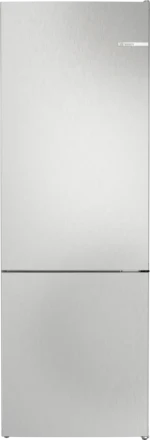 Série 4 Réfrigérateur combiné pose-libre 203 x 70 cm Couleur inox, Total No Frost KGN492LDF