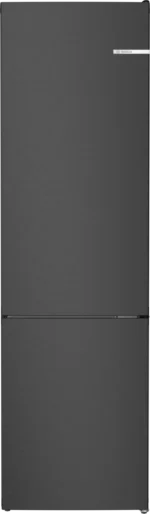 Série 4 Réfrigérateur combiné pose-libre 203 x 60 cm Acier brossé noir anti-traces, Total No Frost KGN392XCF