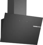 Hotte murale 60 cm Noir avec finition en verre, Noir DWK65DK60 – Image 7