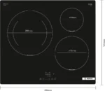 Table à induction 60 cm sans cadre PIJ611BB5E – Image 5