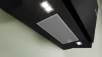 Hotte inclinée 80 cm Noir avec finition en verre, Noir DWJ81AN60 – Image 9