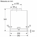 Groupe filtrant 70 cm Inox DLN77AC50 – Image 3