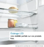 Série 4 Réfrigérateur combiné pose-libre 203 x 60 cm Acier brossé noir anti-traces, Total No Frost KGN392XCF – Image 13