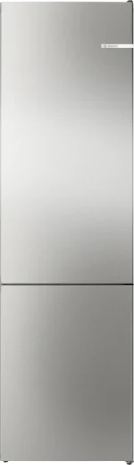 Série 4 Réfrigérateur combiné pose-libre 203 x 60 cm Acier brossé anti-traces, Total No Frost KGN392I1F