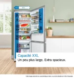 Série 4 Réfrigérateur combiné pose-libre 203 x 70 cm Couleur inox, Total No Frost KGN49XLEA – Image 10