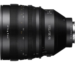 Objectif cinéma grand angle plein format à zoom électrique FE C 16-35 mm T3.1 G  Modèle : SELC1635G