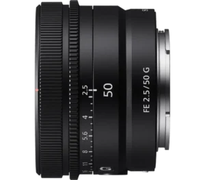 Objectif FE 50 mm F2,5 G Standard Prime G plein format  Modèle : SEL50F25G – Image 4