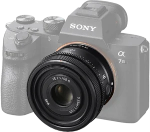 Objectif FE 50 mm F2,5 G Standard Prime G plein format  Modèle : SEL50F25G – Image 6