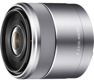 Objectif macro standard E 30 mm F3.5 Macro APS-C  Modèle : SEL30M35