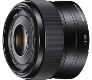 Objectif principal standard E 35 mm F1.8 OSS APS-C avec SteadyShot optique  Modèle : SEL35F18