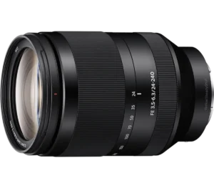 Objectif téléobjectif zoom plein format FE 24-240 mm F3.5-6.3 OSS avec SteadyShot optique  Modèle : SEL24240