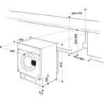 Lave linge hublot encastrable WHIRLPOOL BIWMWG81485EU – Image 7