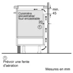 Table à induction 60 cm sans cadre PUE611BB5E – Image 10