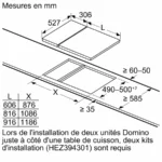 Domino électrique 30 cm avec cadre PKF375FP2E – Image 9