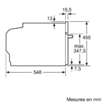 Four encastrable compact avec fonction micro-ondes 60 x 45 cm Noir CMG7241B1 – Image 18