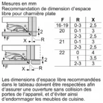 Série 4 Réfrigérateur intégrable avec compartiment congélation 177.2 x 54.1 cm charnières pantographes – Image 13