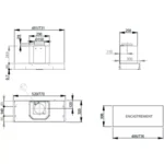 Hotte encastrable 							ROBLIN				INSPIRATION 520 INOX – Image 3