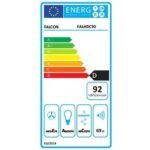 Hotte grande largeur							FALCON				90 NOIR BAR+BADG LAITON – Image 2