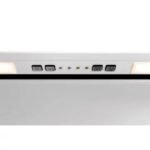 Hotte encastrable 							NOVY				CRYSTAL 26080  90cm Verre Blanc – Image 4