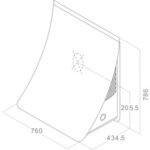 Hotte décorative murale							ELICA				NUAGE PAINTABLE/F/75 – Image 4