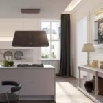 Hotte décorative îlot							ROBLIN				MARGAUX ILOT 1100 FONTE – Image 2