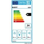 Hotte plafond							NOVY				PURE' LINE hotte plafond 6830 Plafonnier – Image 2