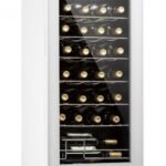 Klarstein Cave a Vin, Caves à Vin de Conservation de 74L, Porte en Verre, Cave a Vins à Zone Unique, Bar Int/Ext, Frigo Vin, Armoire a Vin, Cave a Vin de Vieillissement, Cave à Vin 28 Bouteilles
