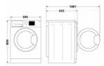 Lave-linge Whirlpool pose libre - FFB 116 ARGENT IT Tourbillon – Image 2